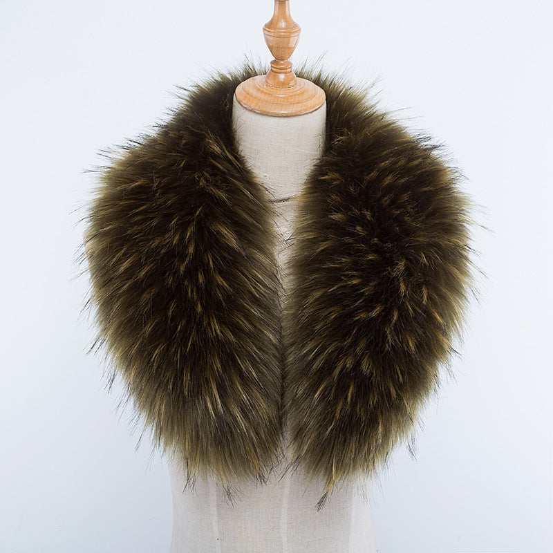 Bib Down Jacket Hat Strip Coat Collar
