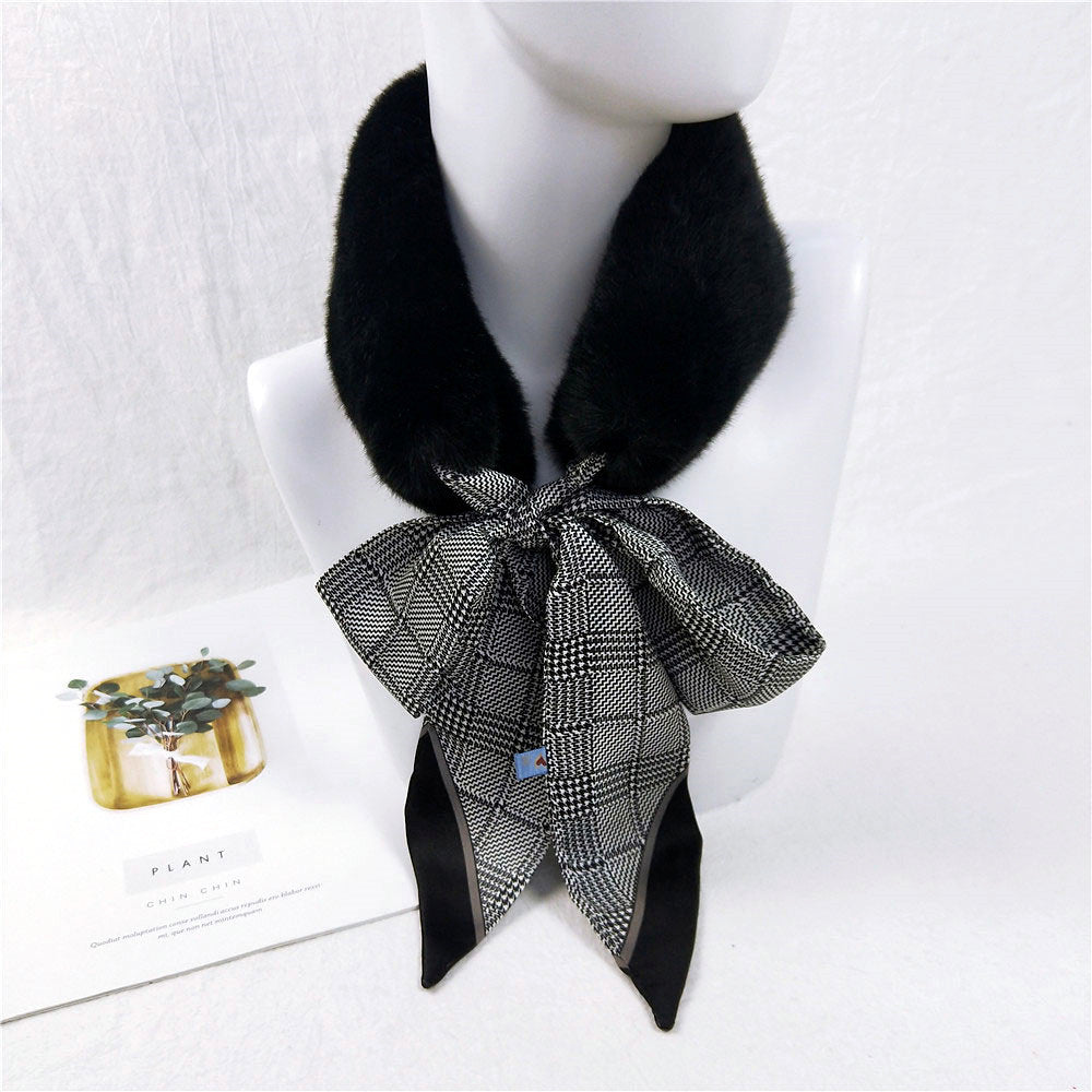 Korean Version Of Thickened Warm Student Scarf In Winter