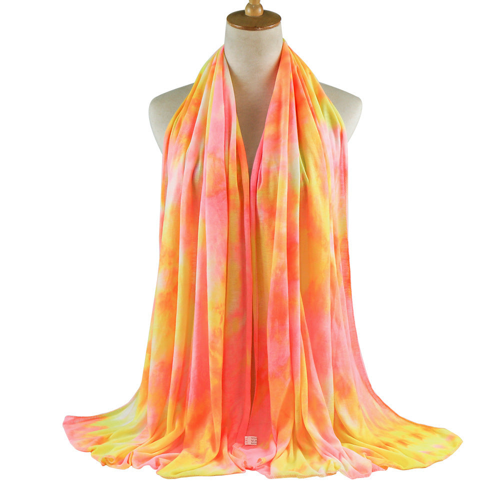 Women's Tie-Dyed Modal Sweat Scarf