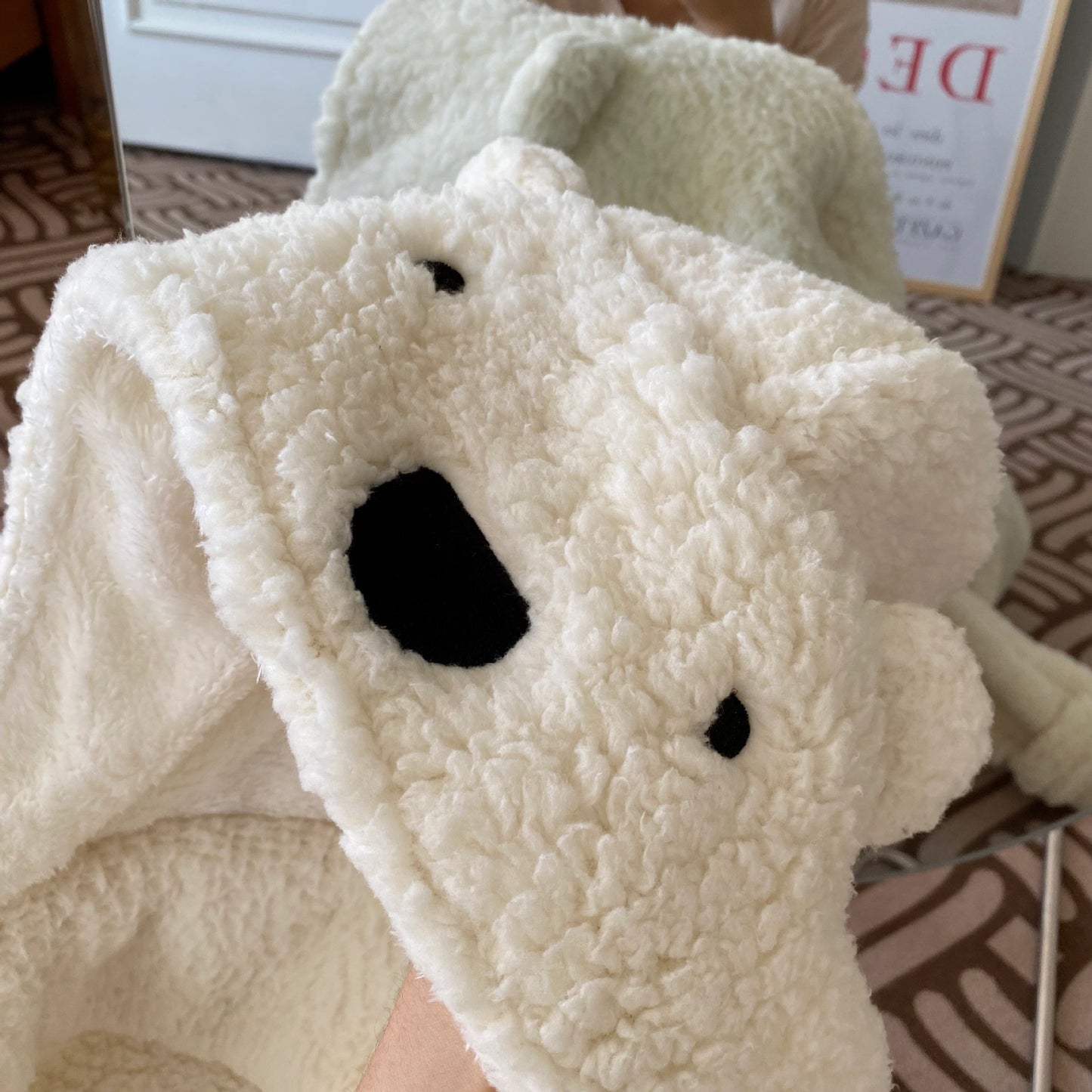 Ins Cartoon Bear Student Shawl Cape