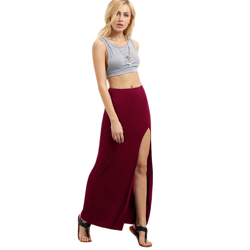 Sexy Summer Style Ladies Fitness Casual Long Dress