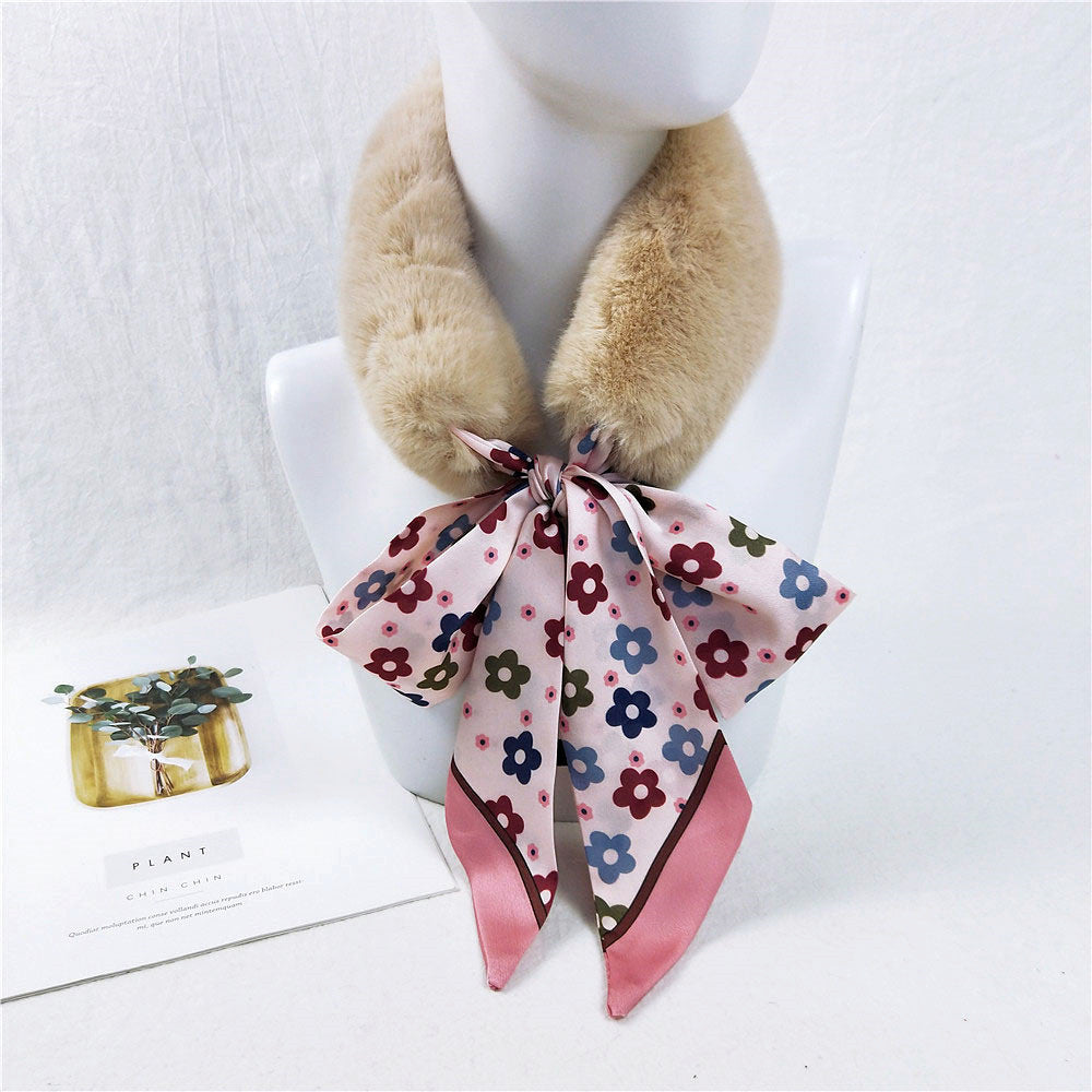 Korean Version Of Thickened Warm Student Scarf In Winter