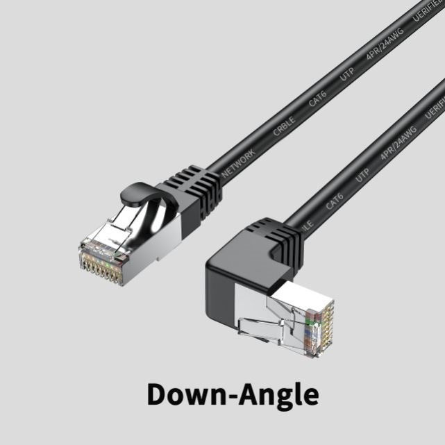 Cat6 Ethernet Cable RJ45 Right Angle UTP Network Cable Patch
