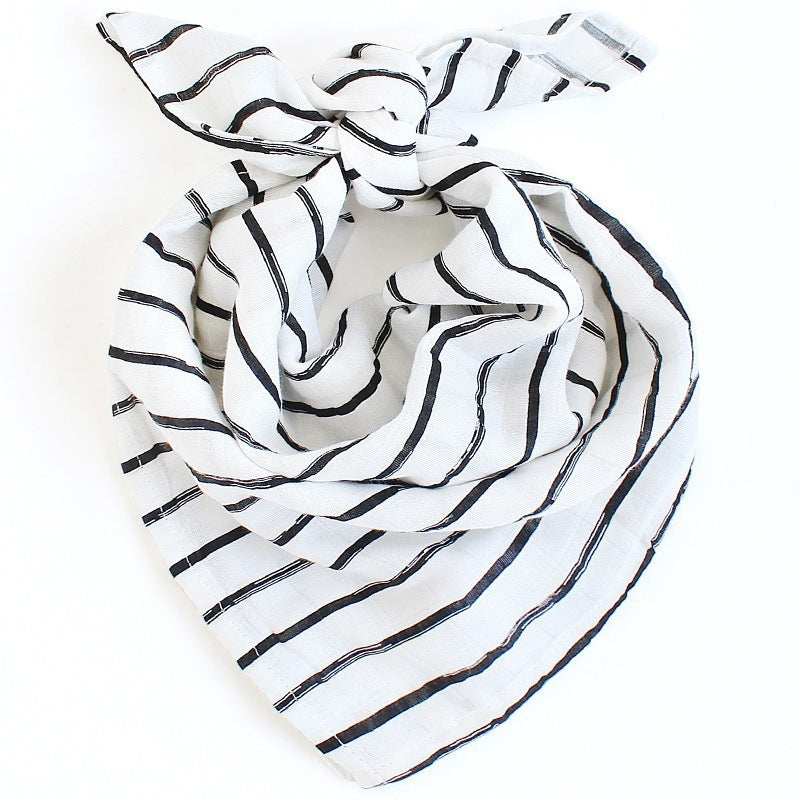 Double Layer Bamboo Cotton Gauze Small Square Towel