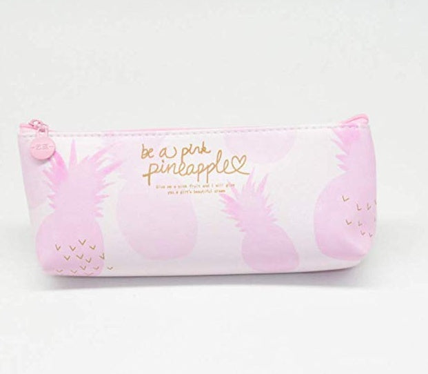 Compatible With , Pineapple Pencil Bag