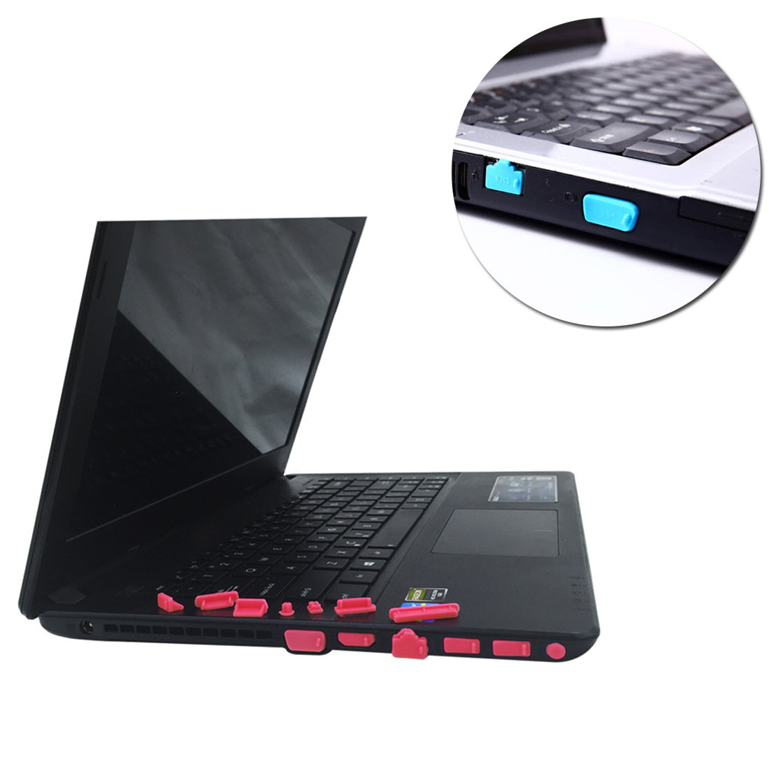 13Pcsset Silicone Anti Dust Plug For Laptop
