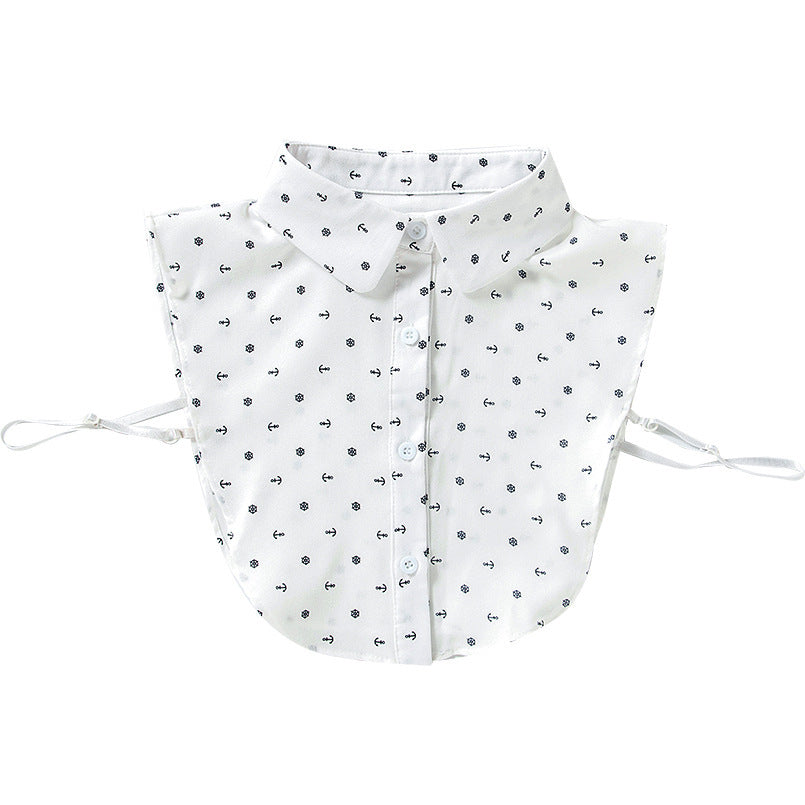 Korean Women's Detachable Collar Shirt Fake Collar Detachable Collar Autumn And Winter Shirt Versatile Retro Fake Collar Sweater With The White Collar Fake Collar