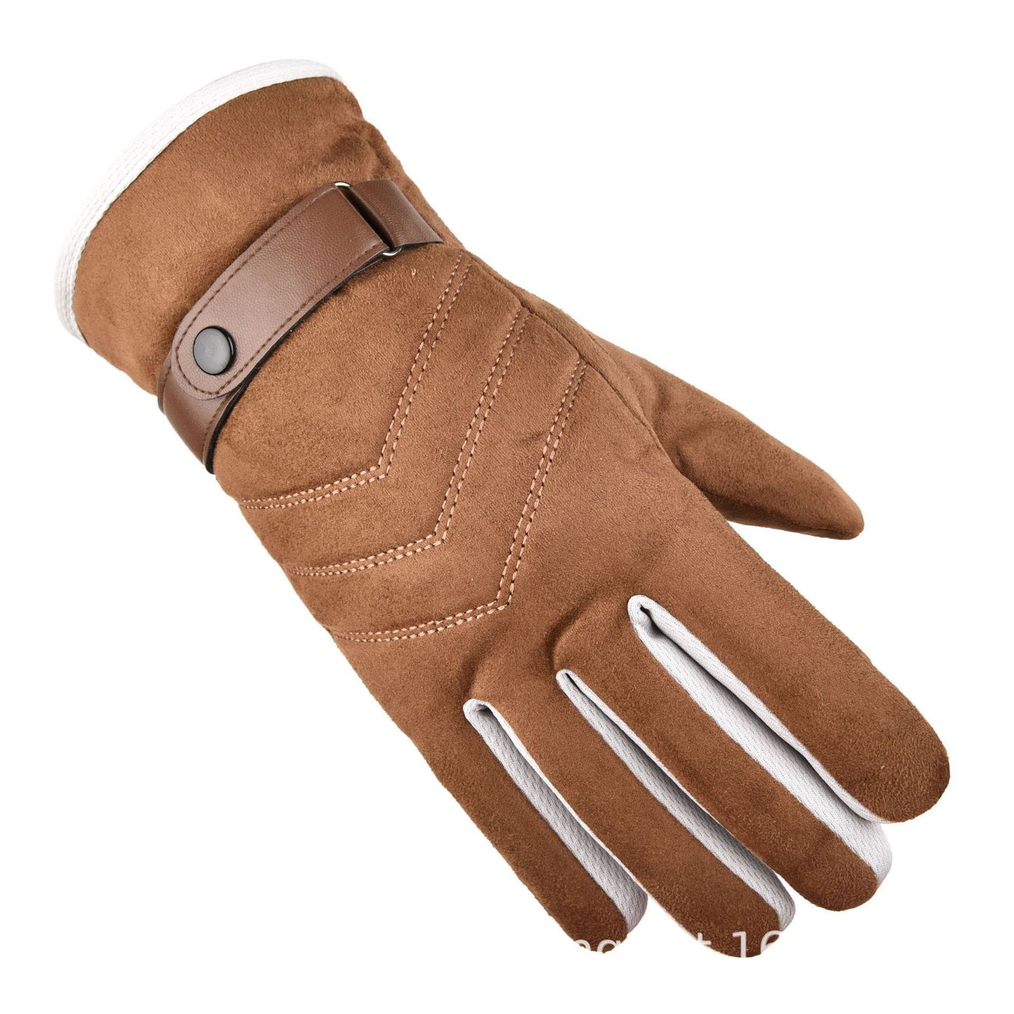 Suede cotton gloves motorcycle riding outdoor hand