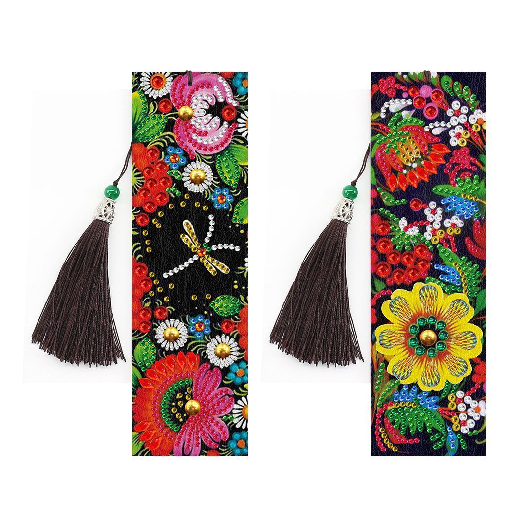 New 5d Bookmark Diamond Painting Diy Bookmark With Pendant