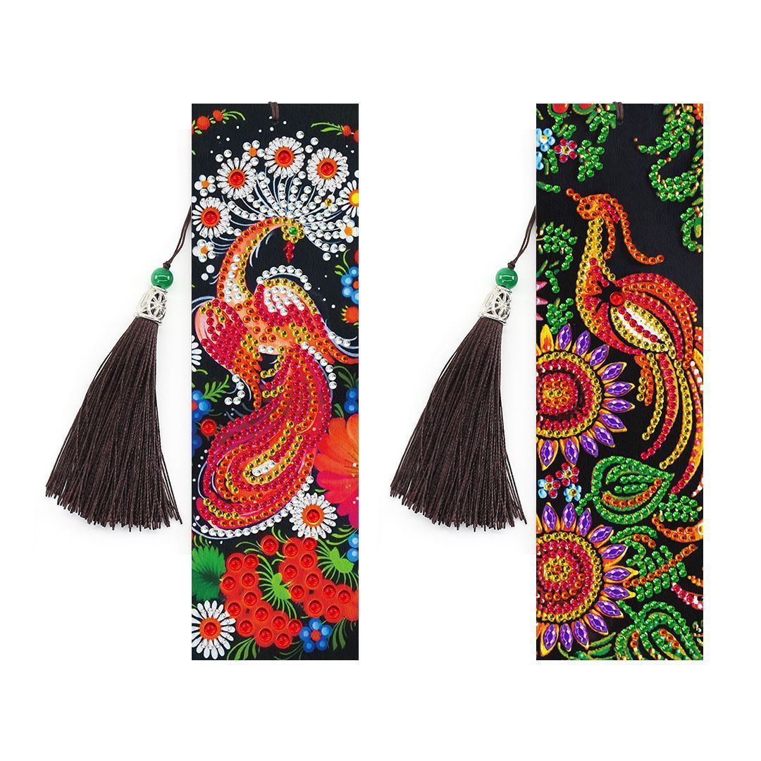 New 5d Bookmark Diamond Painting Diy Bookmark With Pendant
