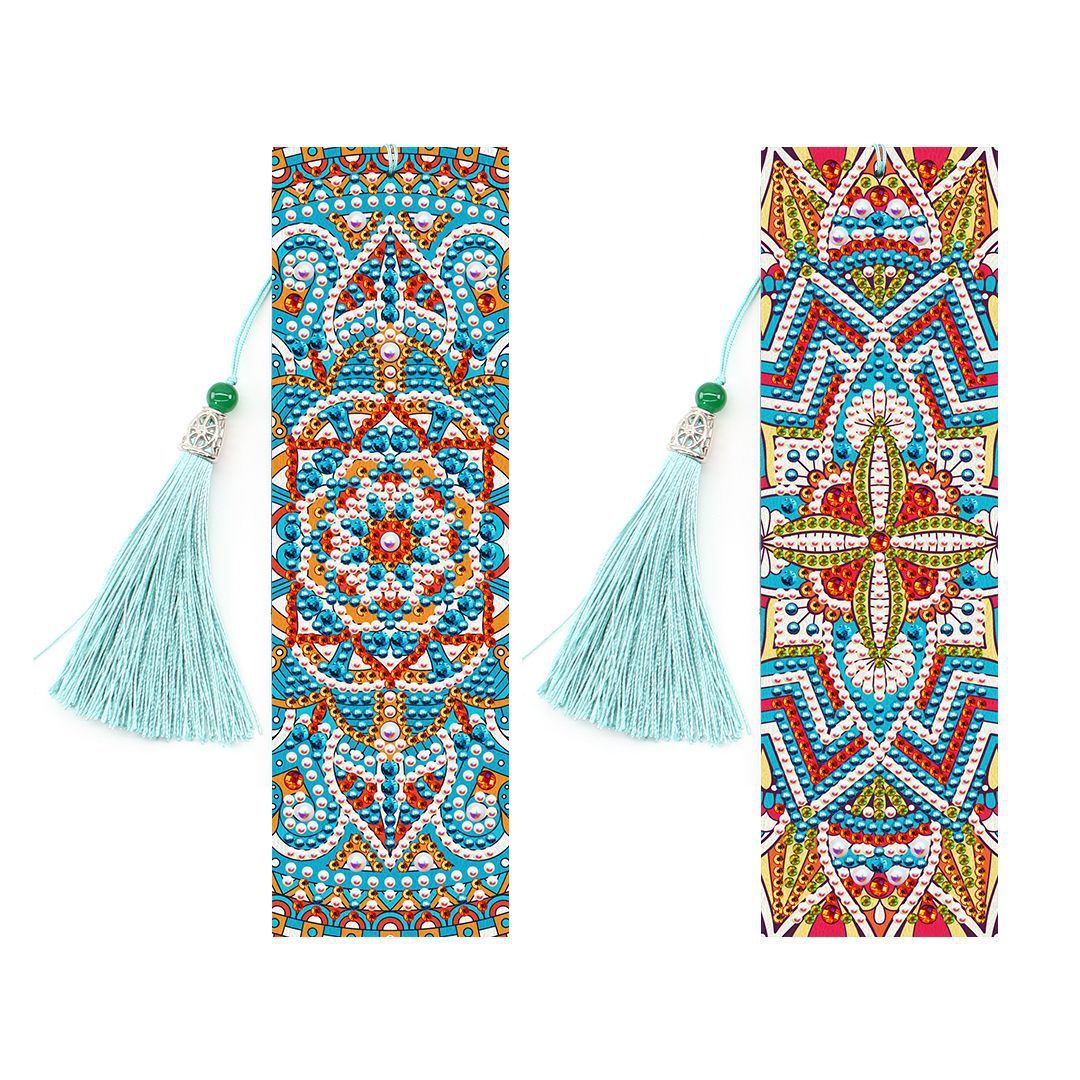 New 5d Bookmark Diamond Painting Diy Bookmark With Pendant