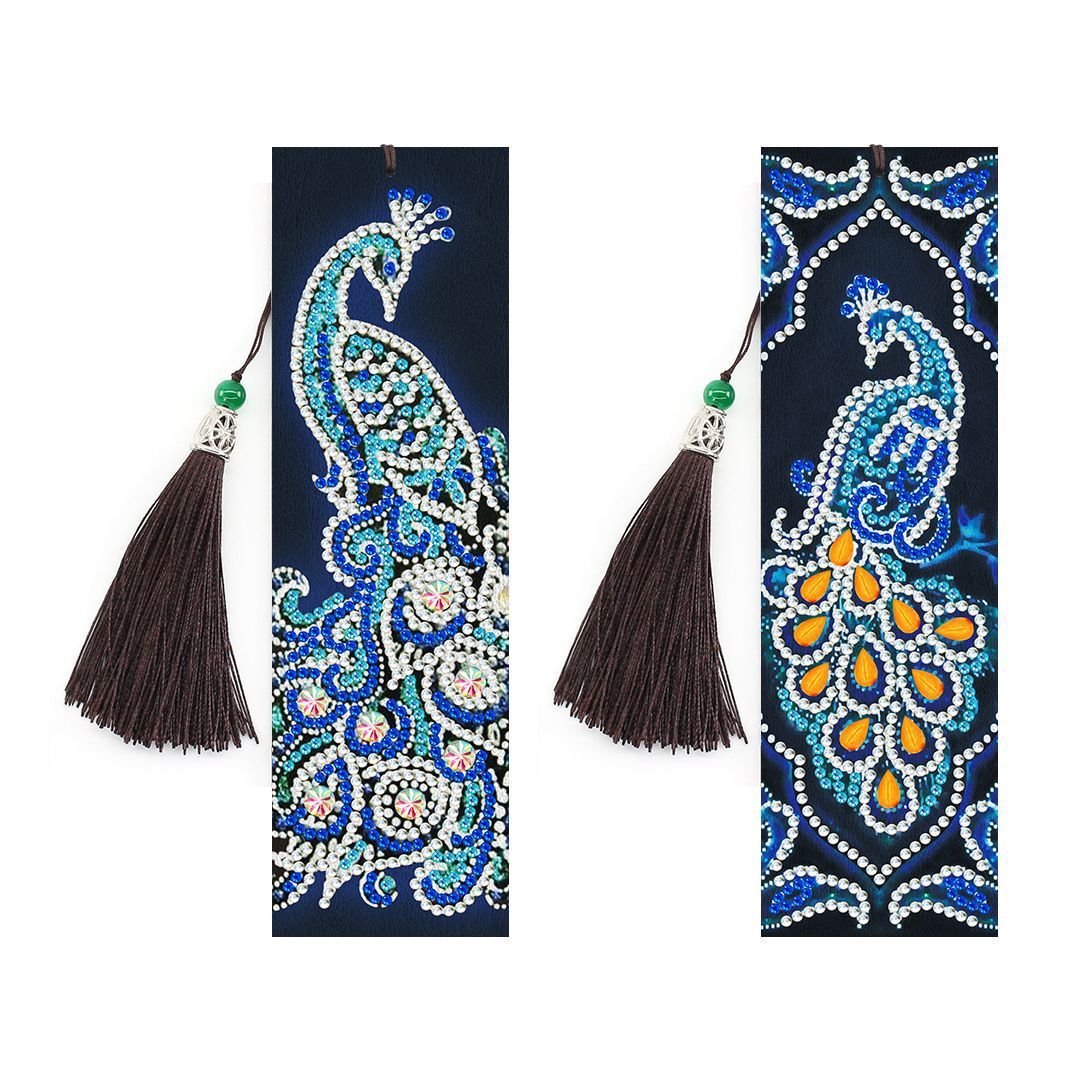 New 5d Bookmark Diamond Painting Diy Bookmark With Pendant