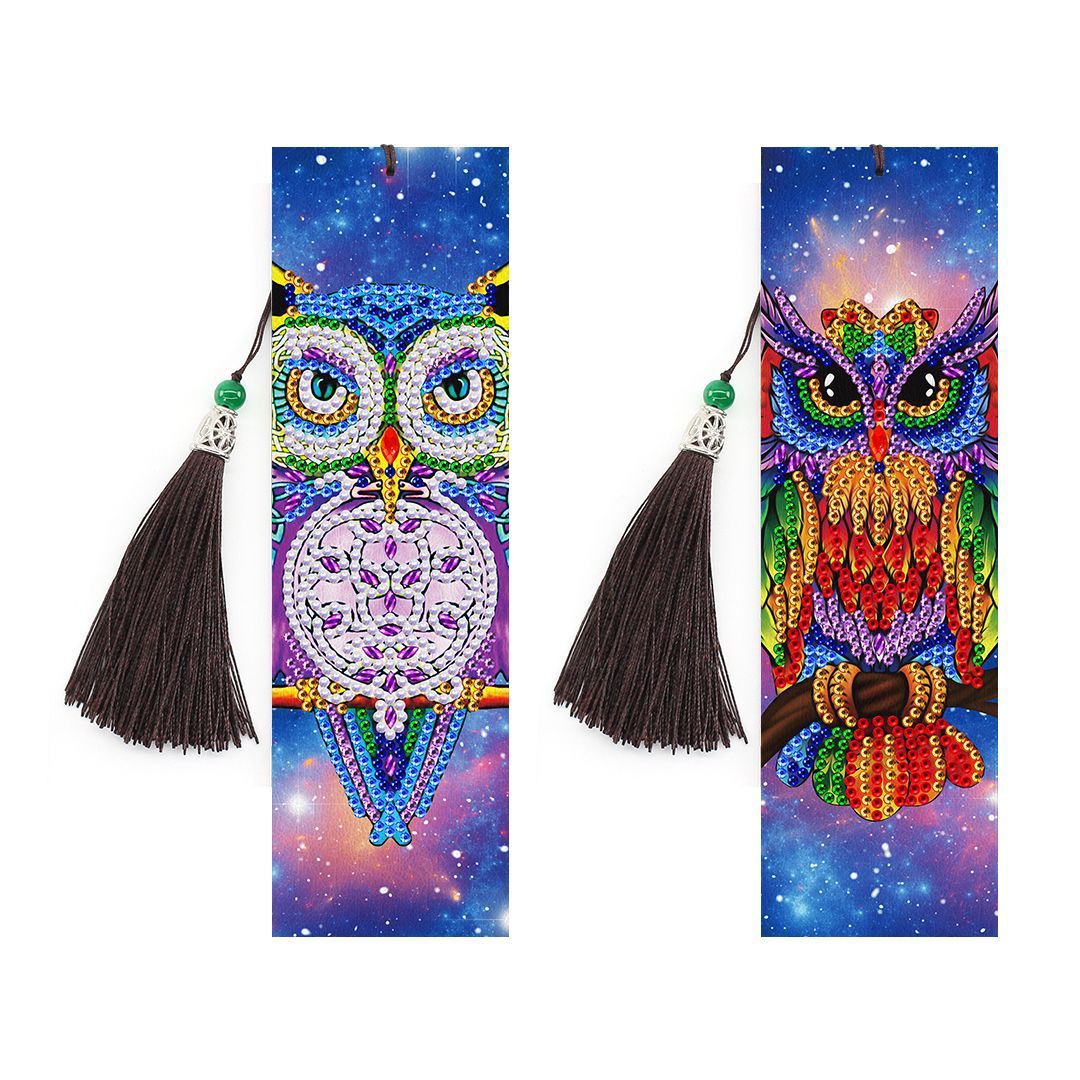 New 5d Bookmark Diamond Painting Diy Bookmark With Pendant