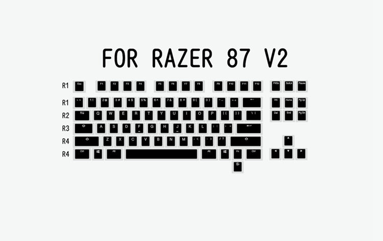 Budino V2 Pbt Doubleshot Keycap Oem Retroilluminato Per Tastiera MeccanicaBianco Nero Gh60 Poker 87 Tkl 104 108 Ansi iso Xd64 Xd68