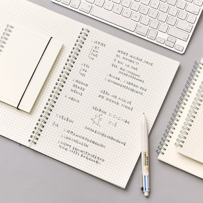 B5 Coil Grid Book Super Thick And Simple High School And College Student Classroom Notebooks Postgraduate Entrance Examination Grid Wrong Question Grid Book