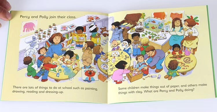 Usborne Children's English Picture Book Farmyard Tales 20 Volumes Free Audio