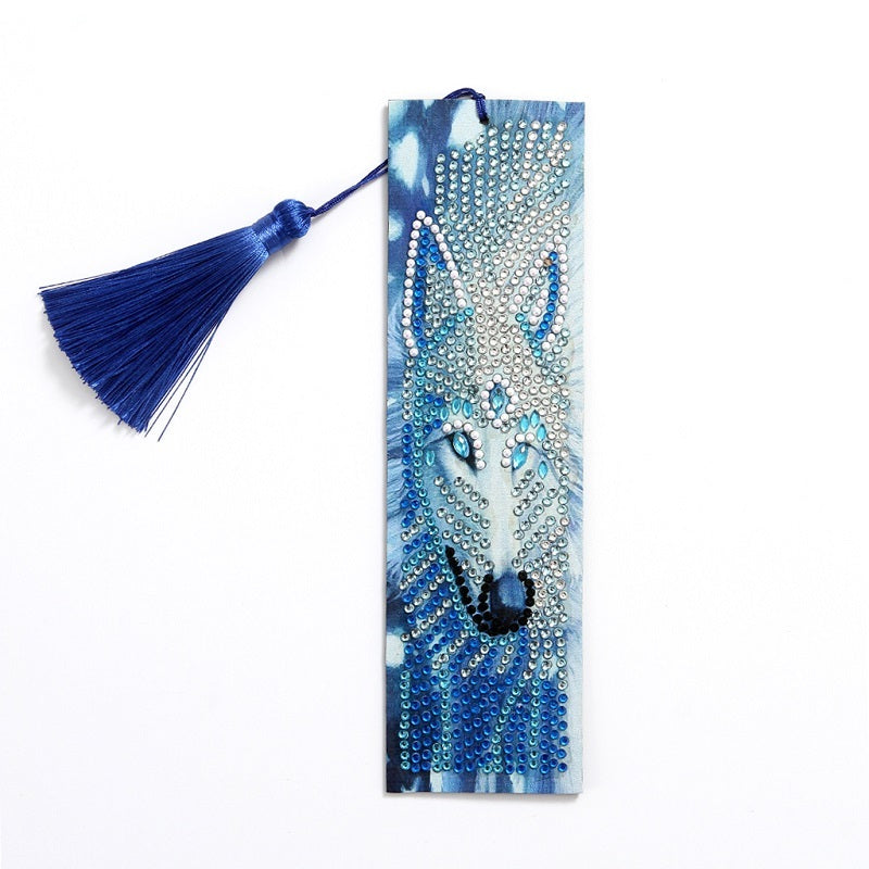 Cross-border New 5d Bookmark Diamond Painting Diy Bookmark With Pendant