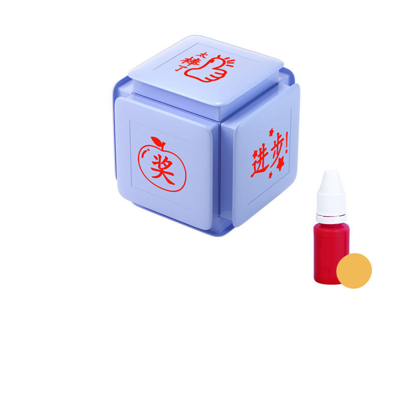Creative Pinyin English Tianzi Grid Seal