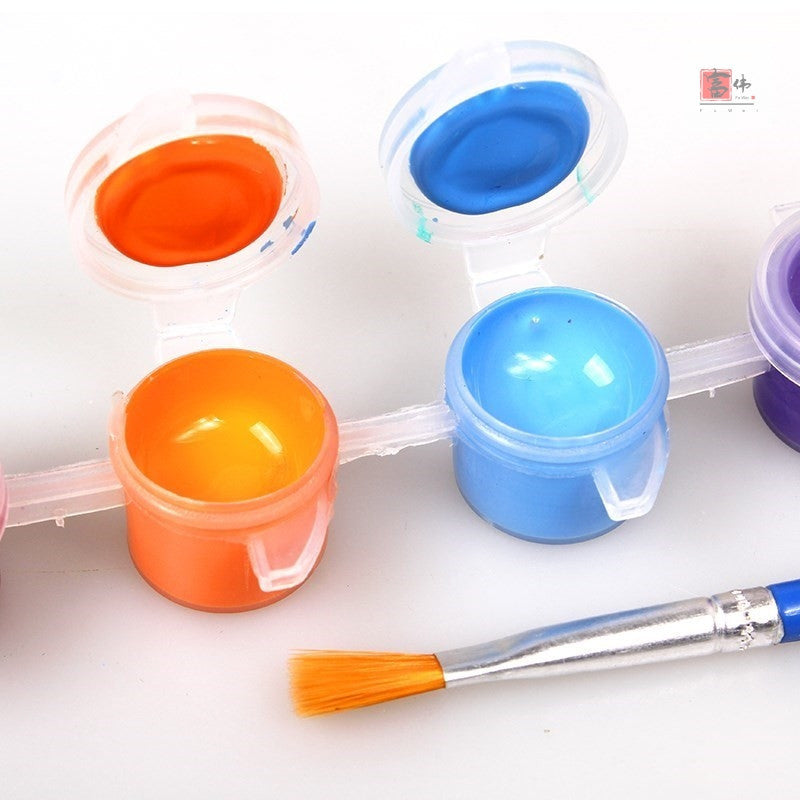One-Time Color-Filling Gouache Painting Drawing Board