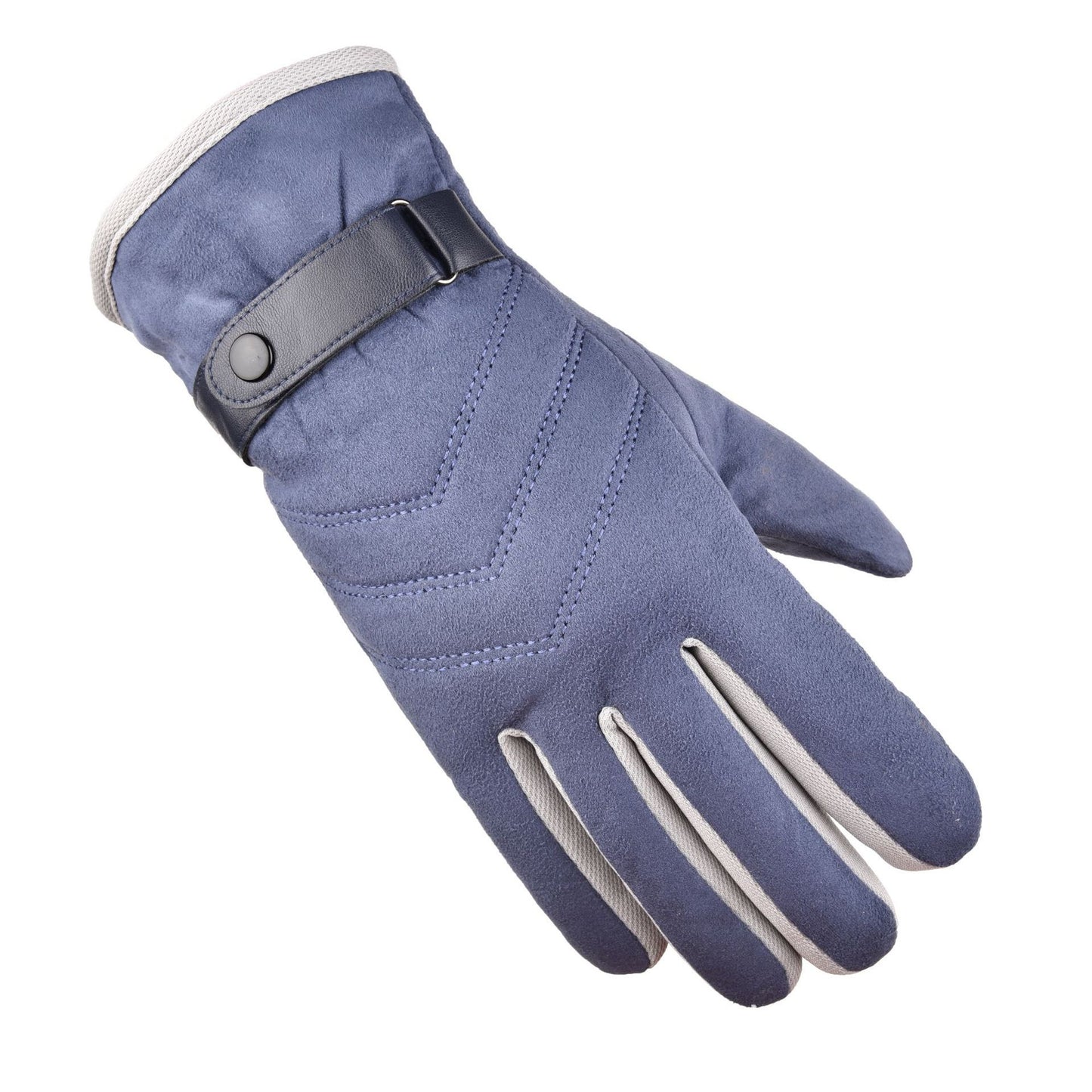 Suede cotton gloves motorcycle riding outdoor hand