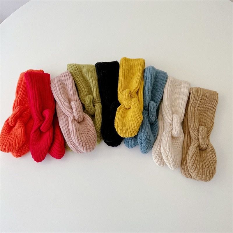 Autumn And Winter Thermal Knitting Wool Baby Bib Scarf