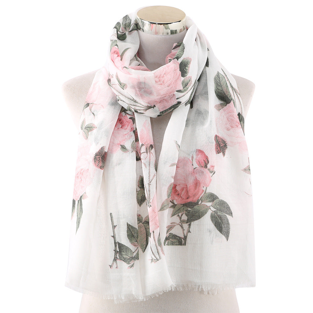 Women's Summer Thin Giraffe Printed Cute Fashion Shawl