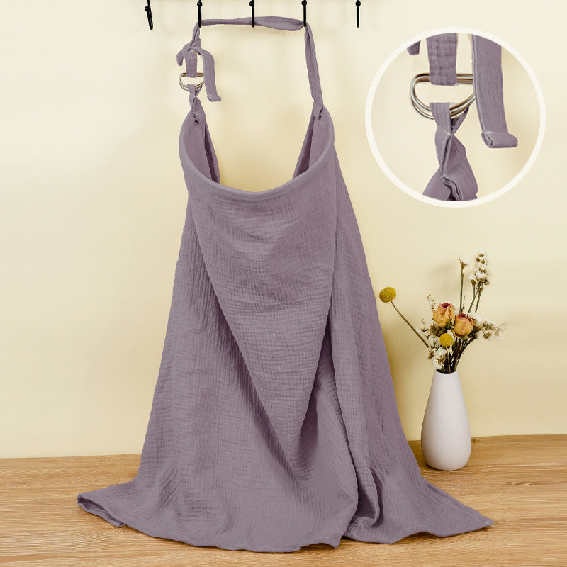 Double Layer Pure Cotton Baby Cover Blanket Breastfeed Outwear Towel Anti-exposure Shawl