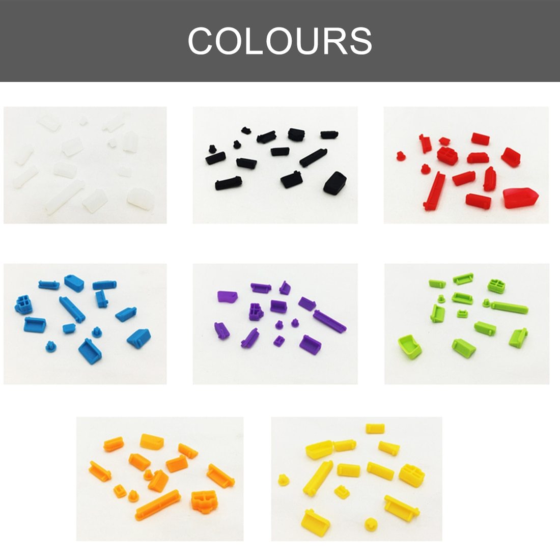 13Pcsset Silicone Anti Dust Plug For Laptop