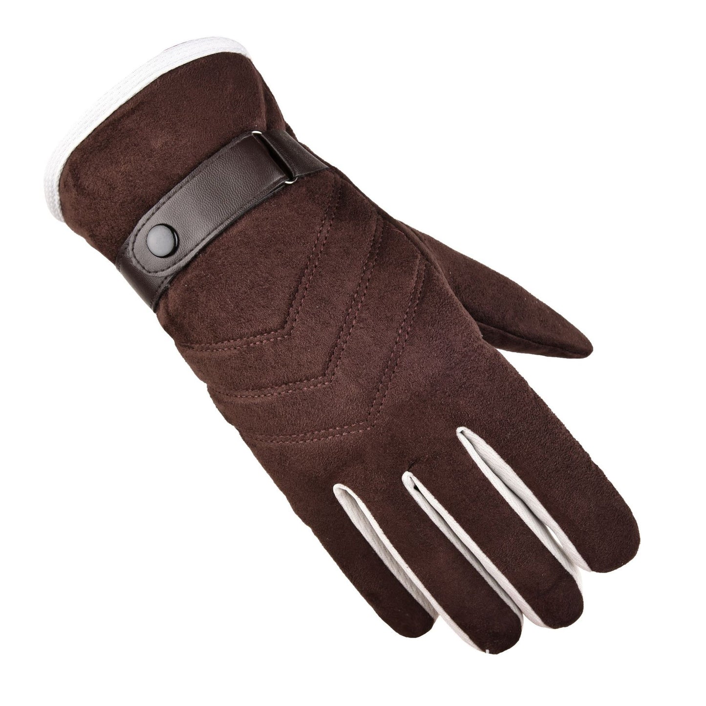 Suede cotton gloves motorcycle riding outdoor hand