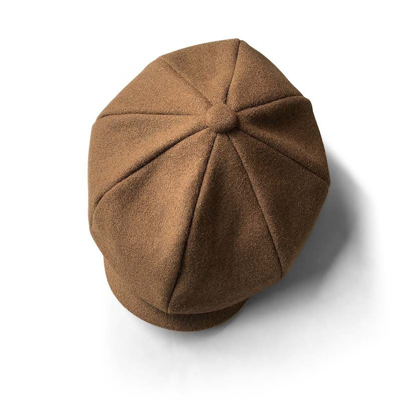 Young And Middle-aged Thermal Cap Qiu Dong Retro Cap