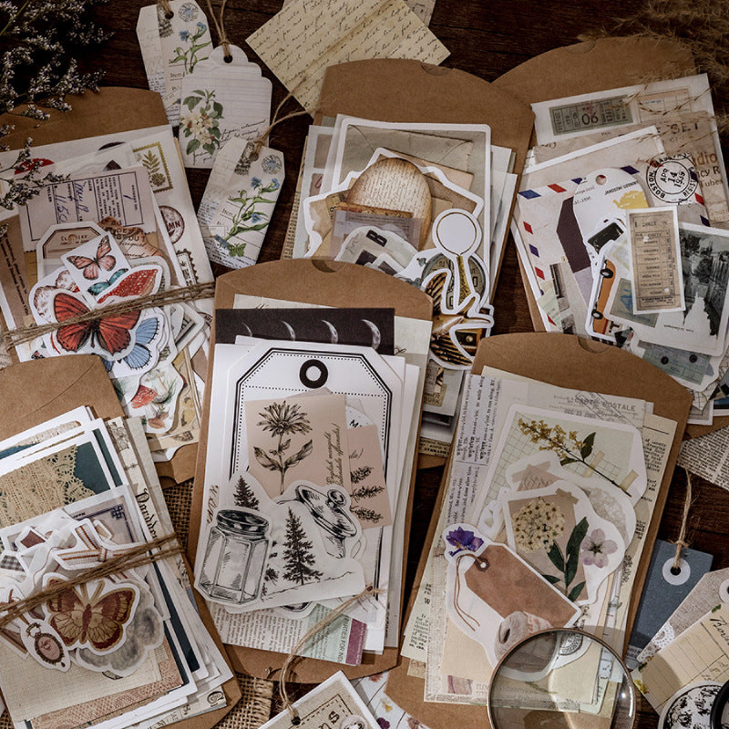 Hand Account Material Set Spree Retro Room Notes
