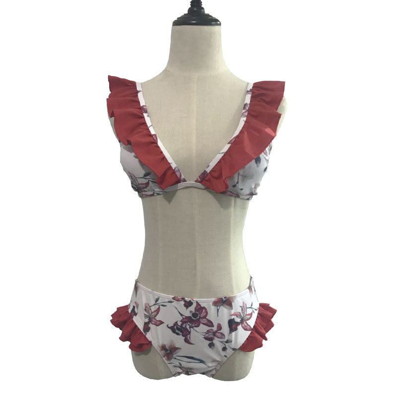 uropean and American women's split bikini