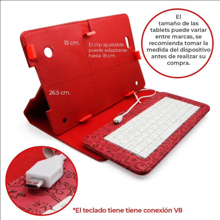 10.1 Inch Tablet Keyboard Case