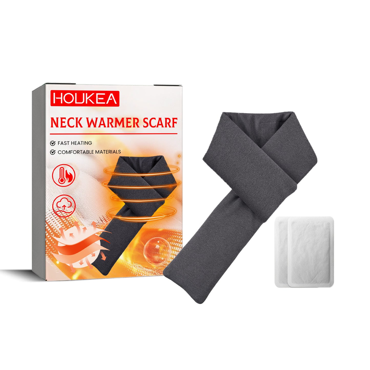 Winter Neck Protection Hot Compress Cold-resistant Heating Scarf