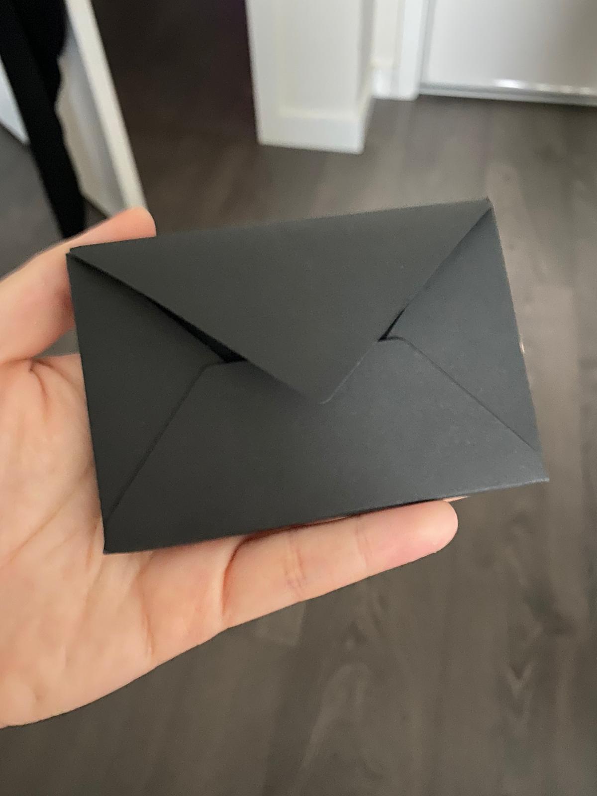 Black envelope
