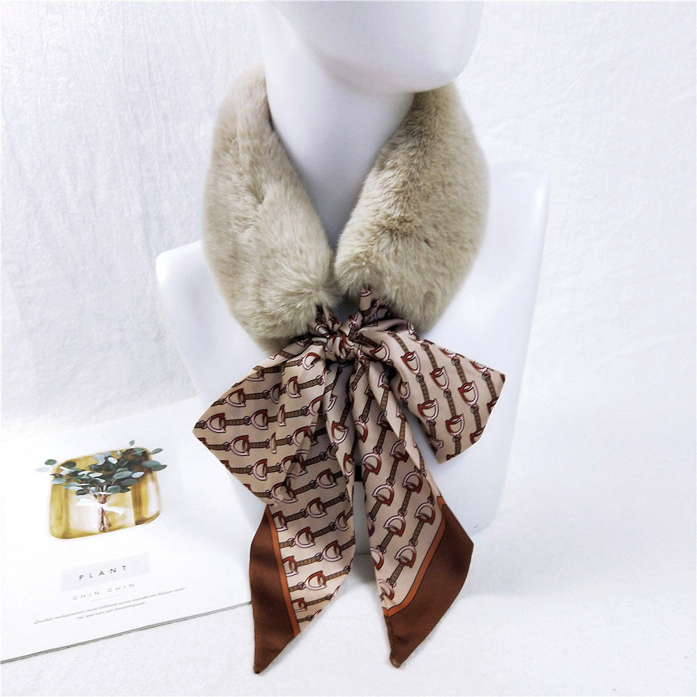 Korean Version Of Thickened Warm Student Scarf In Winter