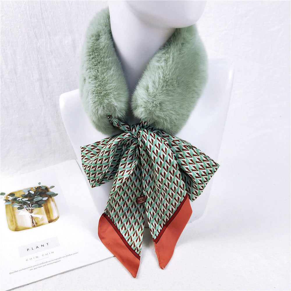 Korean Version Of Thickened Warm Student Scarf In Winter