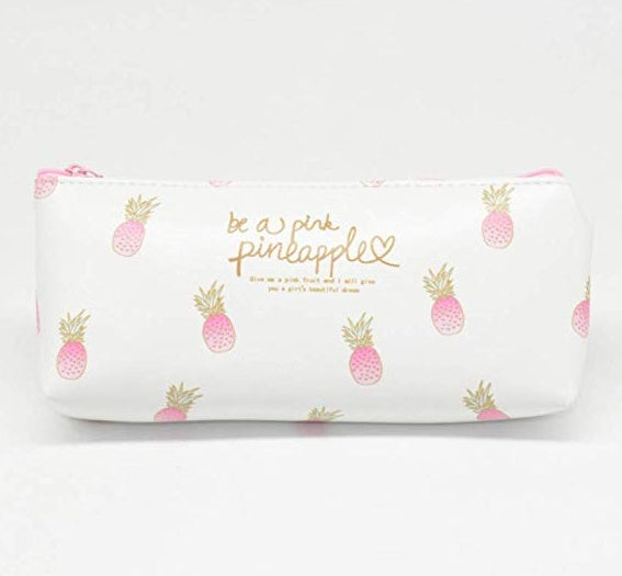 Compatible With , Pineapple Pencil Bag