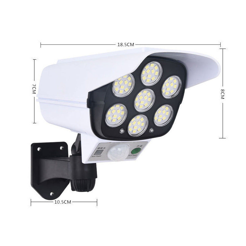 Solar Simulation Monitor Lamp Outdoor Courtyard Led Waterproof Induction Road Home Wall Road