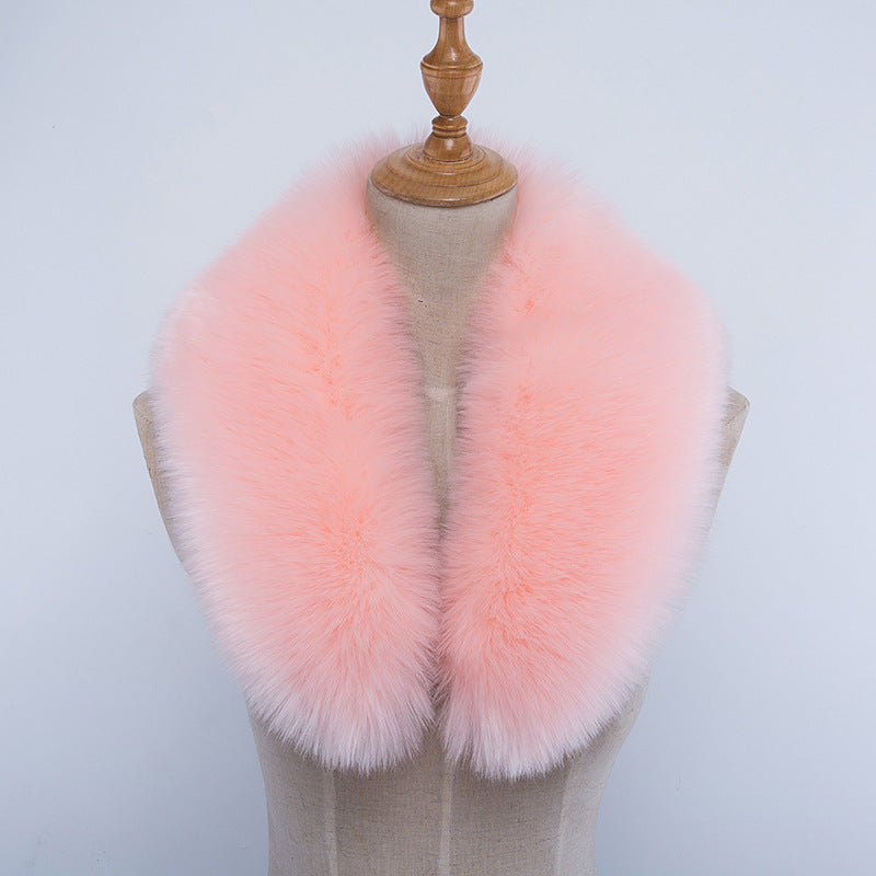 Bib Down Jacket Hat Strip Coat Collar