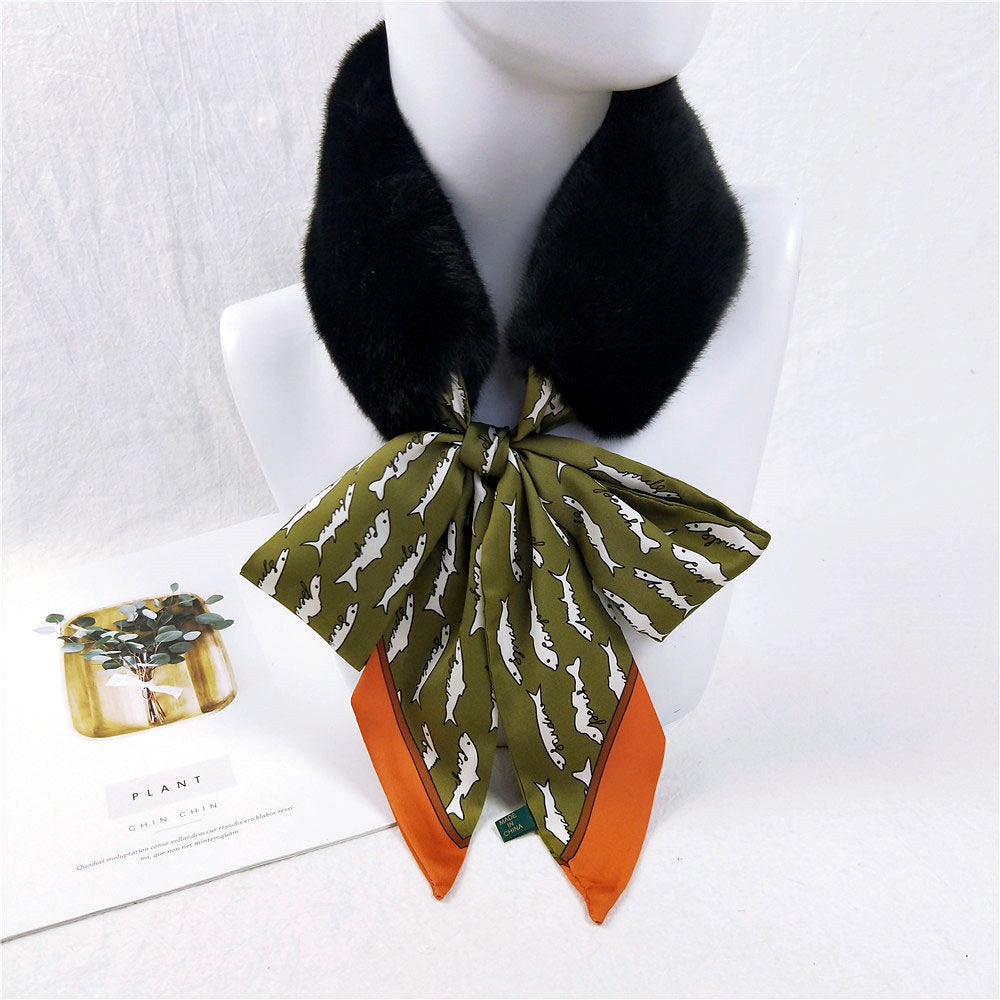 Korean Version Of Thickened Warm Student Scarf In Winter