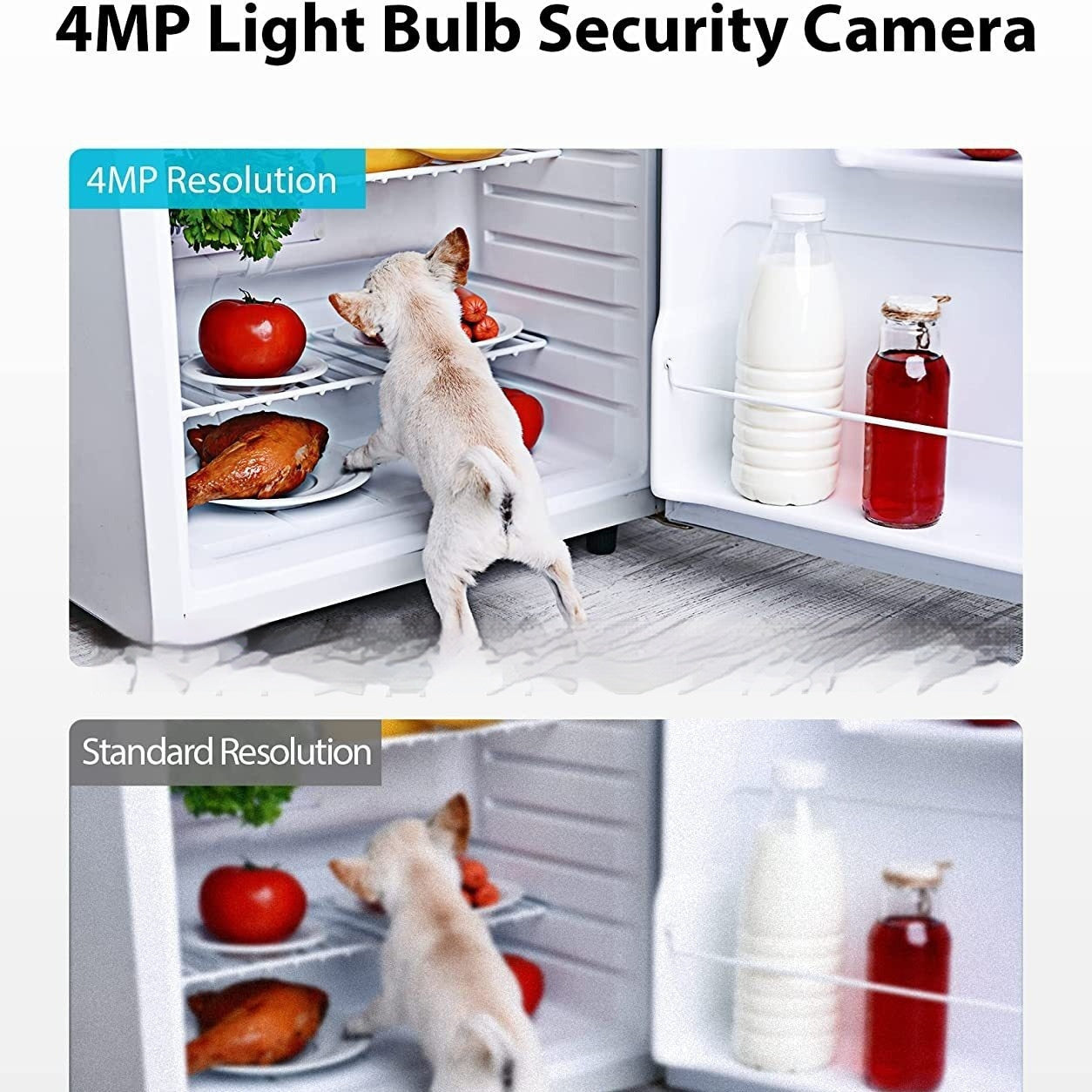 Graffiti Style 2K4MPWiFi Surveillance Camera E27 Interface