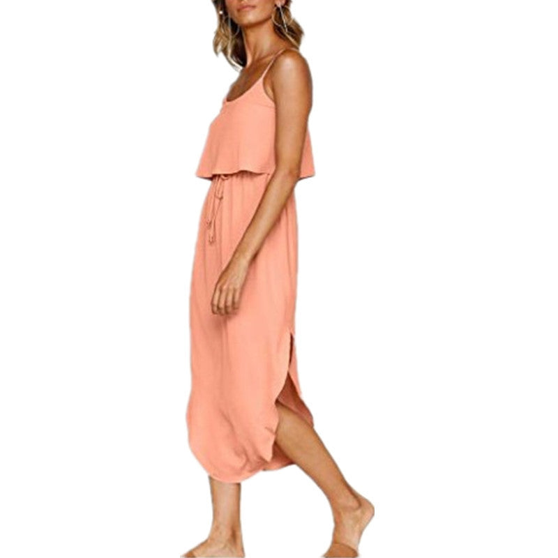 Ladies' Sling Dress With Big Swing