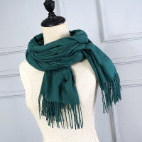 Korean Version Of Cashmere Solid Color Scarf Annual Meeting