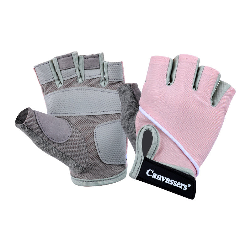 Sports Fitness Non-Slip Half Finger Wrist Guard Male Equipment Training Yoga