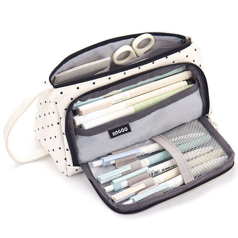 Plaid pencil case