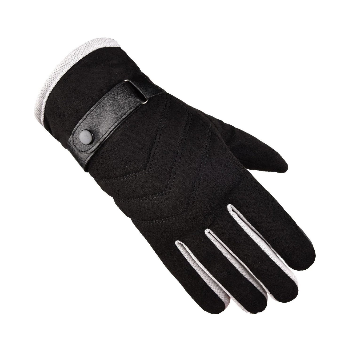 Suede cotton gloves motorcycle riding outdoor hand