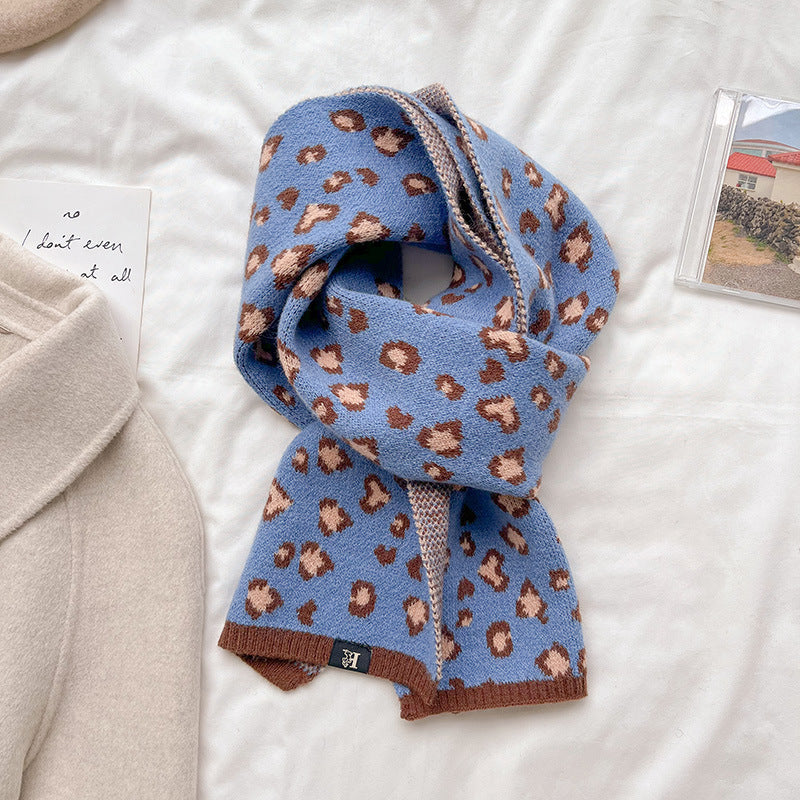 New Style Knitting Warm Scarf Female Elk Christmas