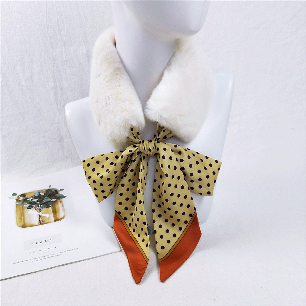 Korean Version Of Thickened Warm Student Scarf In Winter