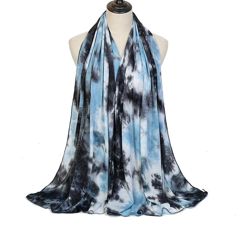 Women's Tie-Dyed Modal Sweat Scarf